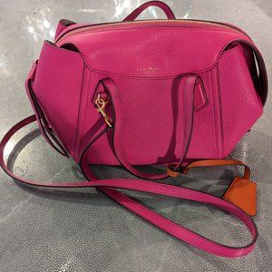 Tory Burch - Perry Small Satchel in hot pink